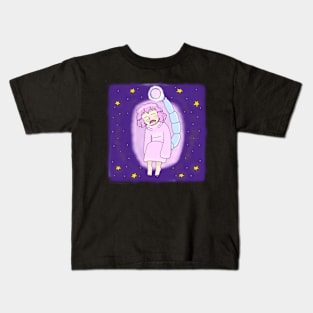 Sleeping girl Kids T-Shirt